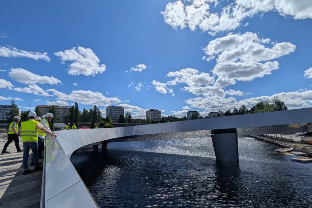 Tampere Särkänsilta Julkisivurakentaminen Teräselementti