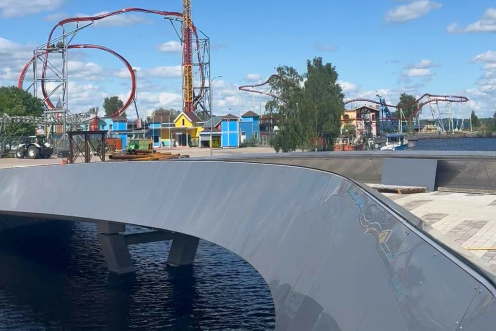 Tampere Särkänsilta Julkisivurakentaminen Teräselementti