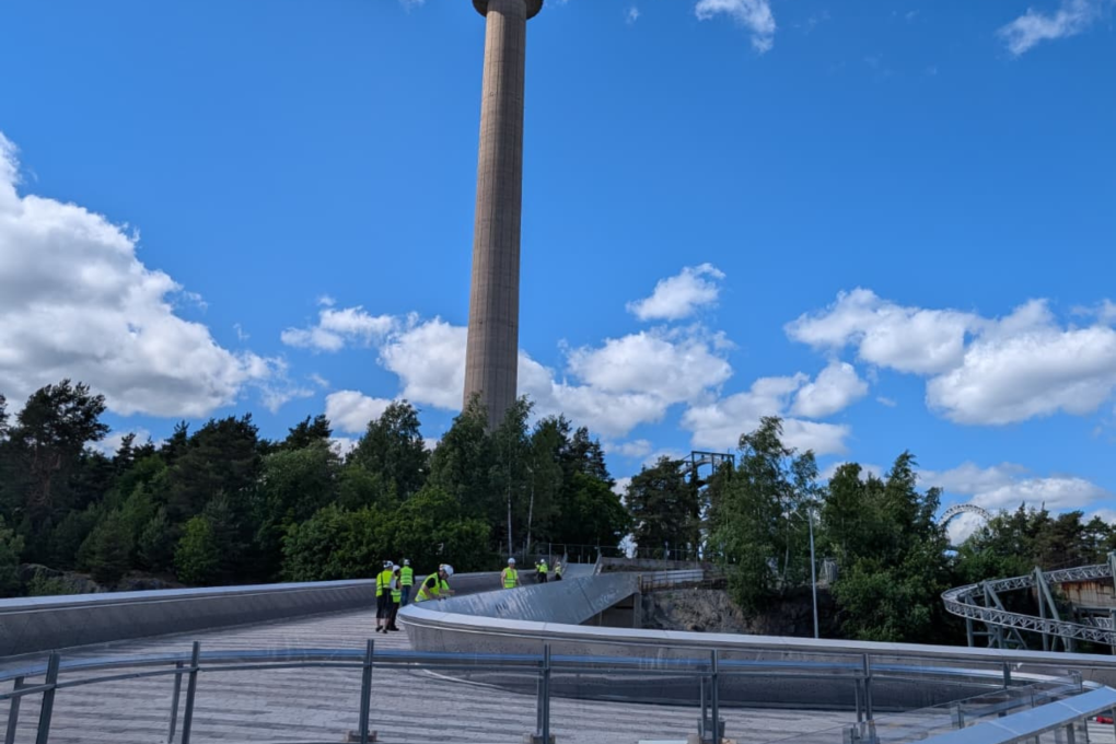 Tampere Särkänsilta Julkisivurakentaminen Teräselementti