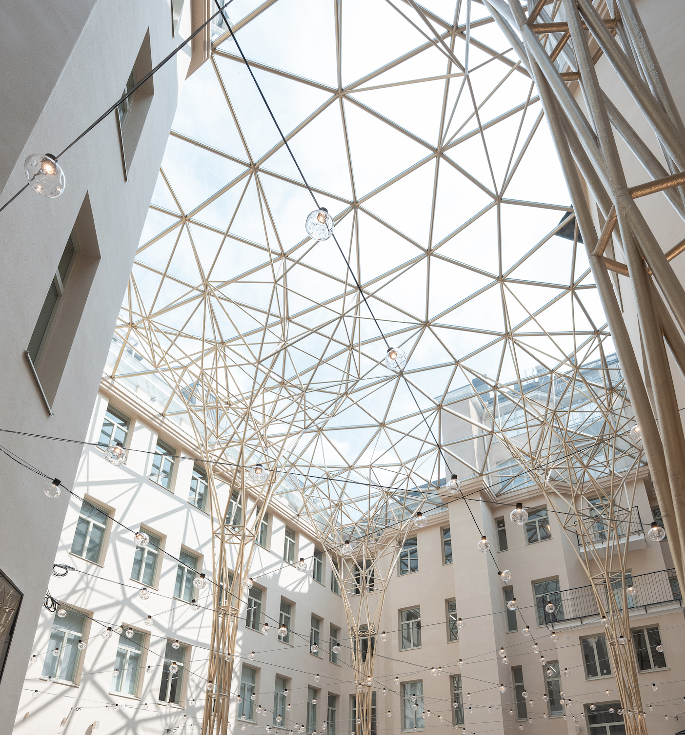 Pohjoisesplanadi 37 julkisivurakentaminen lasikattorakentaminen teräselementti