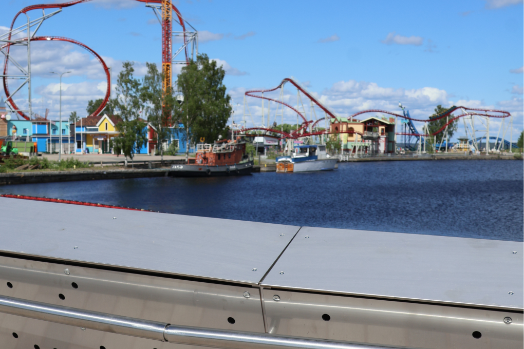 Tampere Särkänsilta Julkisivurakentaminen Teräselementti