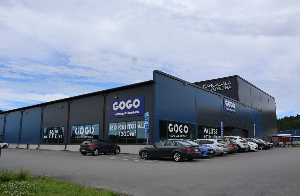 Kangasala Areena GOGO Toimitilarakentaminen Teräselementti