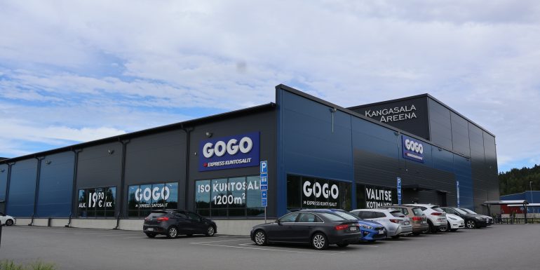 Kangasala Areena GOGO Toimitilarakentaminen Teräselementti