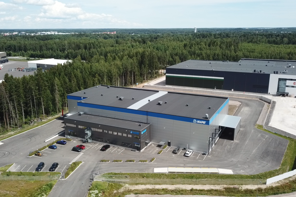 Tuusula Mapei Toimitilarakentaminen Teräselementti