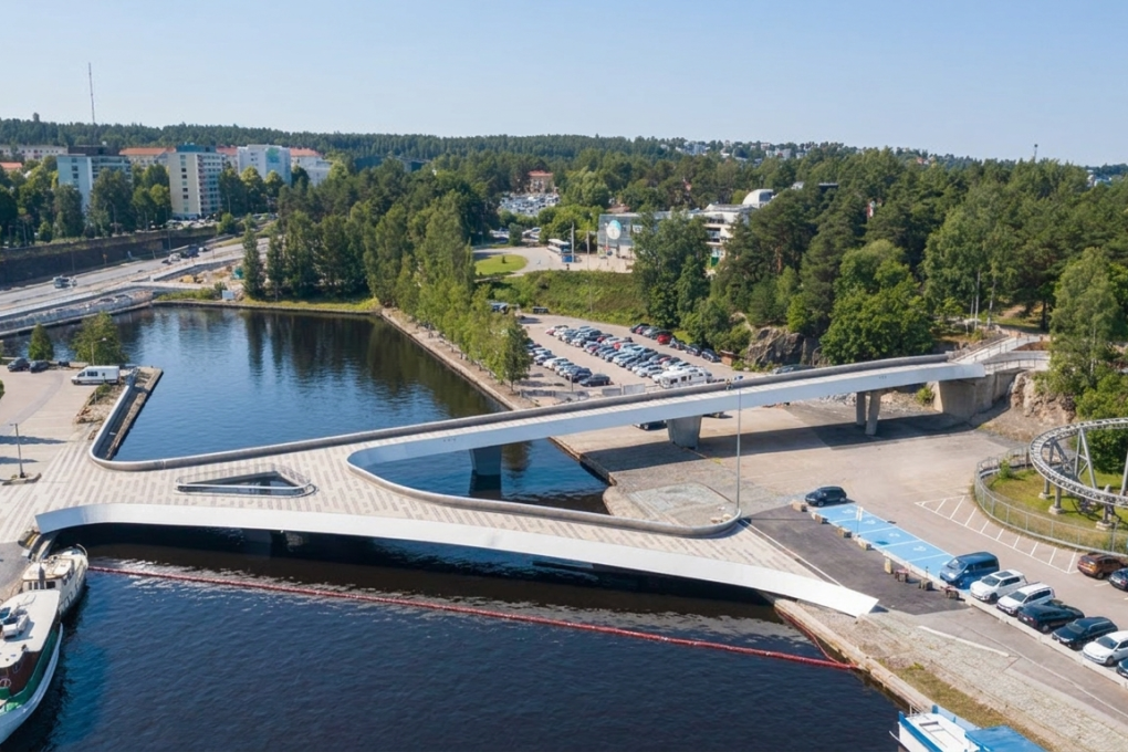 Särkänsilta Tampere Teräsrakenteet Julkisivurakentaminen Teräselementti