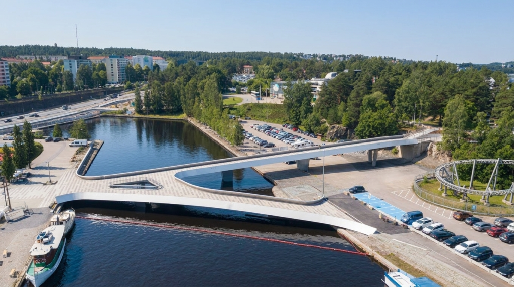 Särkänsilta Tampere Teräsrakenteet Julkisivurakentaminen Teräselementti