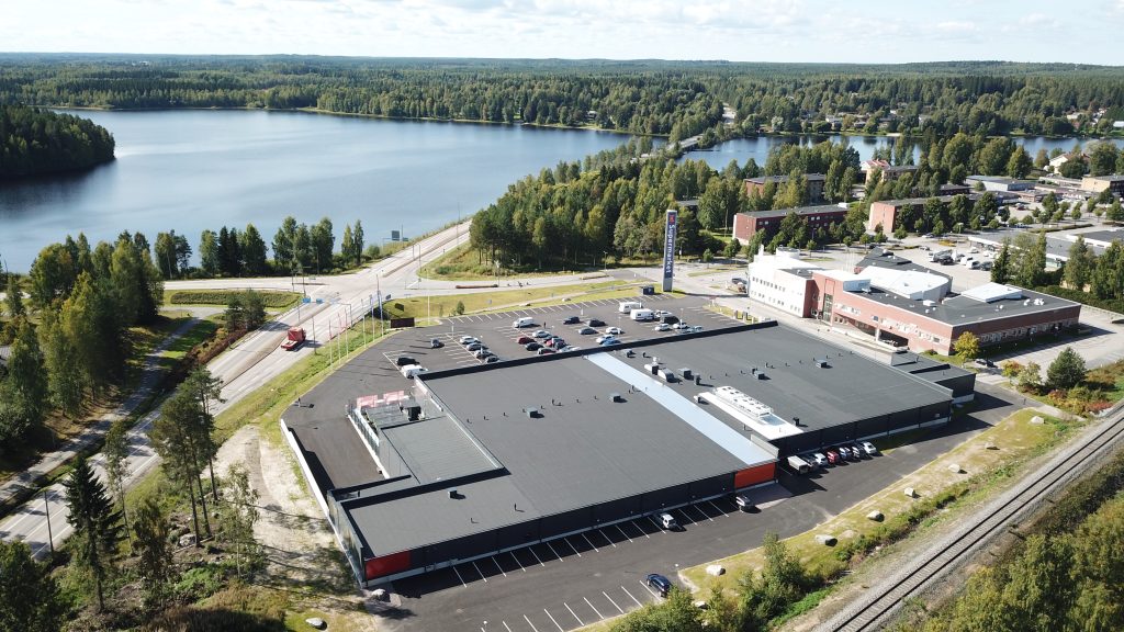 Ähtäri K-Supermarket Tokmanni Toimitilarakentaminen Teräselementti